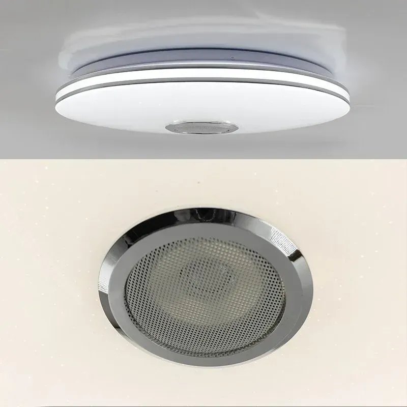 RGB смарт світильник з пультом та bluetooth колонкою MUSIC 80W круг