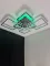 Люстра світлодіодна з пультом та додатком для телефону OVAL RGB 120W хром