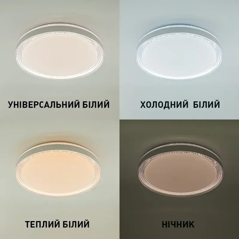 Світильник світлодіодний круг білий ORIENT 80 W Ø 48 см