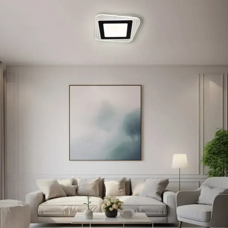 Світильник світлодіодний настінно - стельовий PLAZA 30W чорний