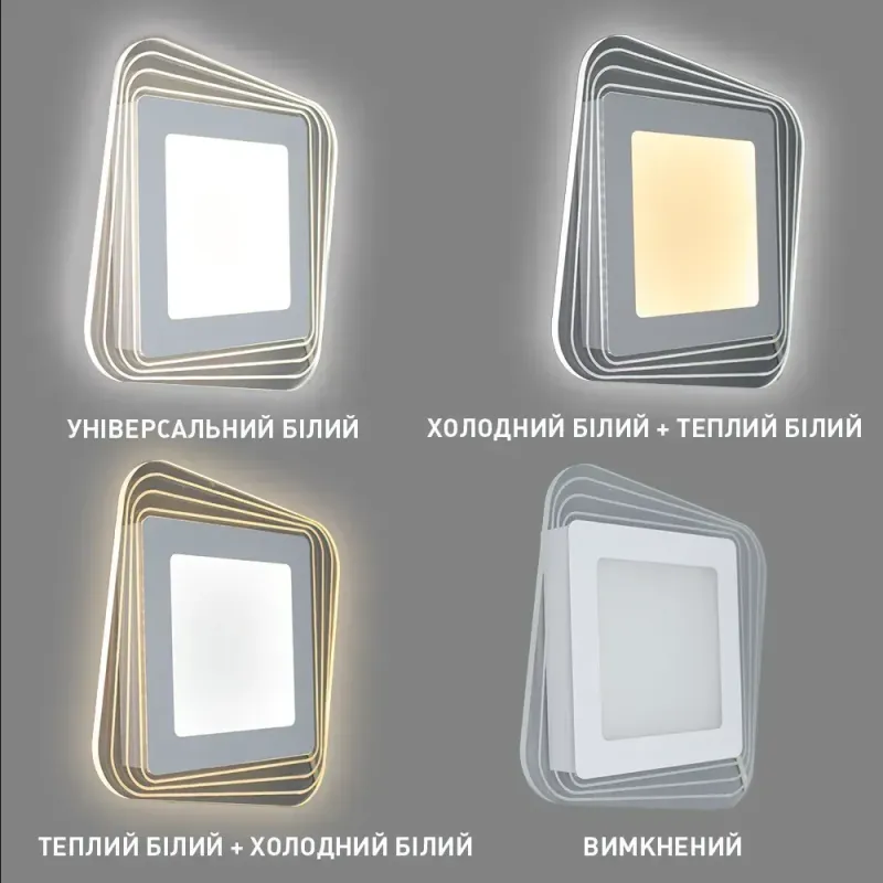 Світильник світлодіодний настінно - стельовий PLAZA 30W білий