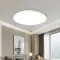 LED Світильник MOON Ø 45 см 70 Вт білий з срібним