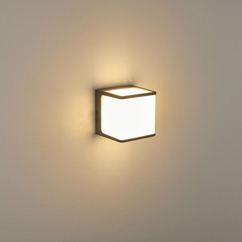Світильник фасадний вуличний LED архітектурний світильник CUBE 8W 4200K IP65 чорний