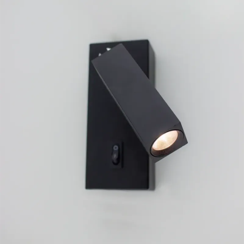 Світлодіодне бра із направляючим світлом SIMPLE 3W-S чорного кольору