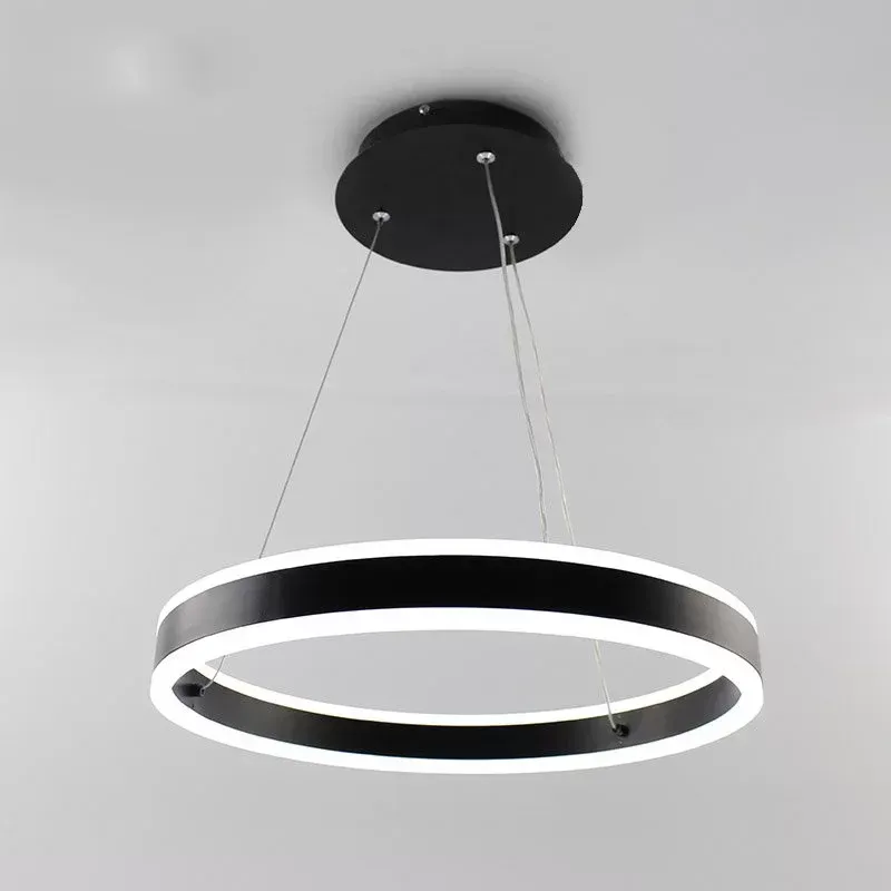 Люстра підвісна світлодіодна з пультом STELLA 96W BLACK
