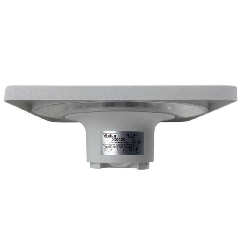 LED настінний світильник DALLAS 12W 4200K IP65 білий вологозахищений