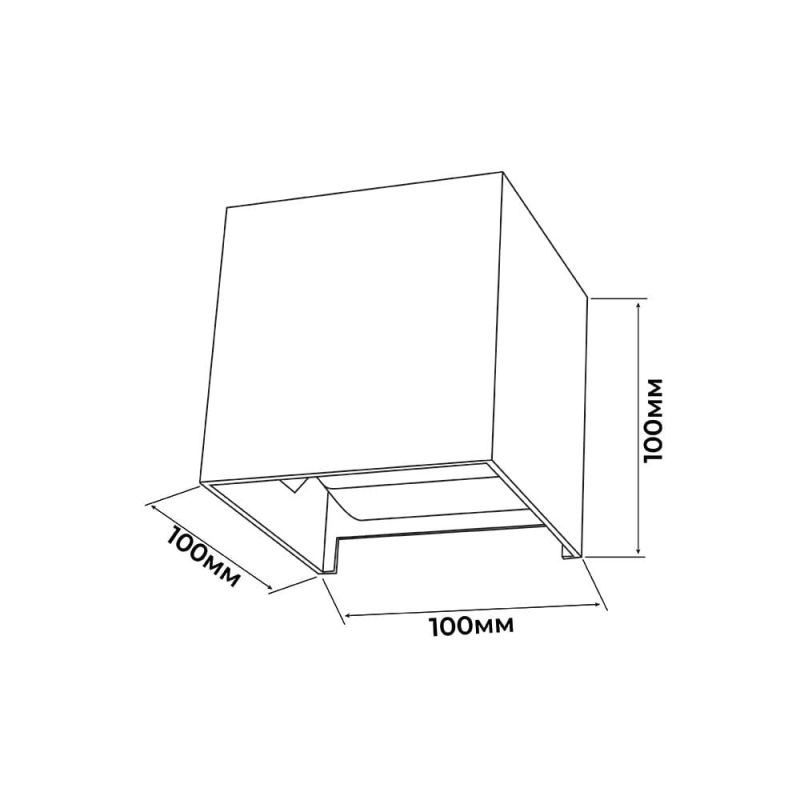 Архітектурний фасадний LED світильник CLIPSE-S 12W 3000-6500K 530Lm