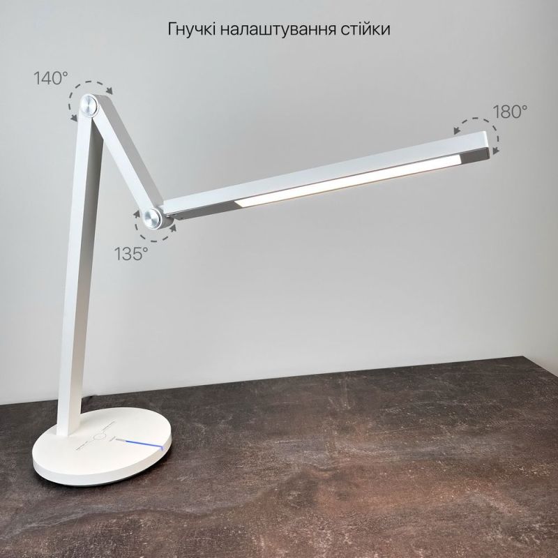 Настільна світлодіодна лампа PARKER 8W 3000-6500К чорний