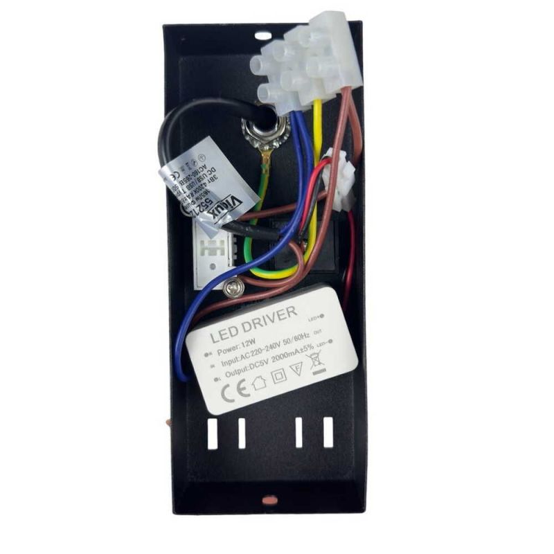 LED настінний світильник UMBRELLA USB+TYPE-C  3W 4200K IP20 чорний