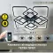 Люстра світлодіодна з пультом та додатком для телефону Tetra twist 165W чорний