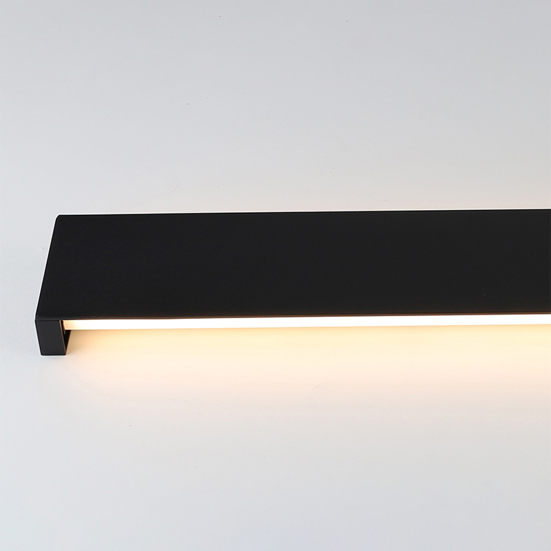 LED настінний світильник 60 см TRAFFIC 20W 4200K IP65 чорний вологозахищений