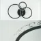 Люстра світлодіодна з пультом і додатком для телефону TRIO 70W 3R SMART BLACK