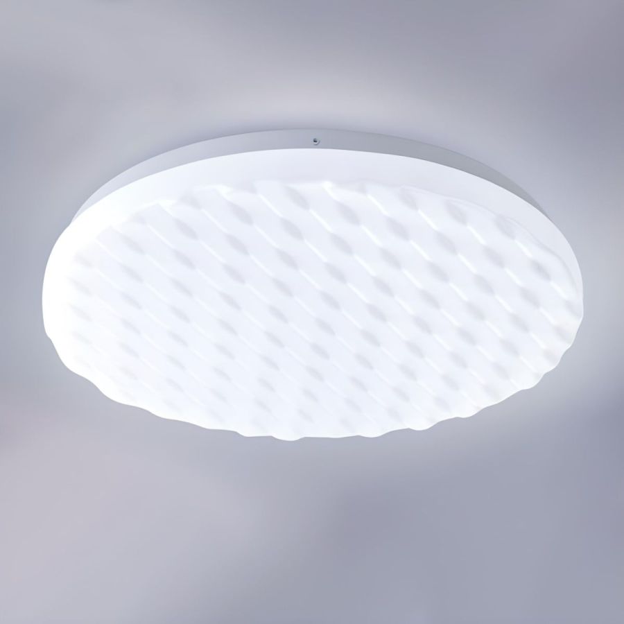 LED Світильник CELL срібло зоряне небо 60W з пультом